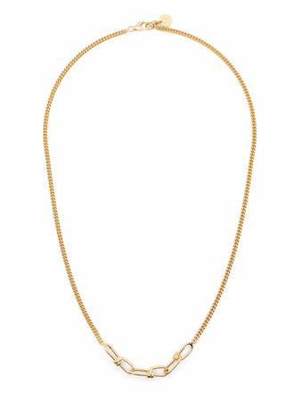 Annelise Michelson Wire boyfriend chain necklace - unisex - Gold Plated Sterling Silver - One Size
