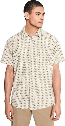 Marmot AirExchange SolarShield Novelty Short Sleeve Shirt Mens Clothing Birchbark Multisprout : 2XL, Polyester