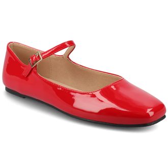 Journee Collection Womens Wide Width Carrie Dress Flats