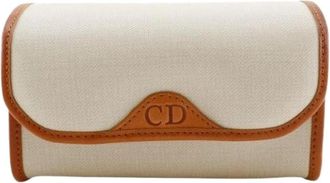 Dior Pre-owned CD logo novelty pouch - Dames - Vintage Clutch - Wit - ONE Size - Vintage