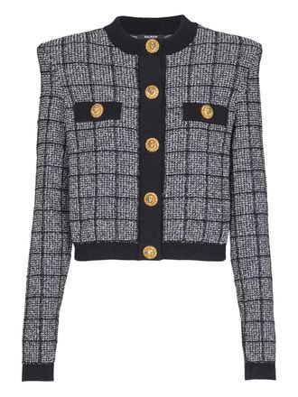 Balmain Tweed-Cardigan