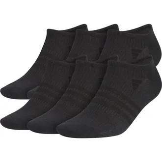 adidas Superlite 3.0 6-Pack No-Show Socks in Black at Nordstrom Rack, Size Large