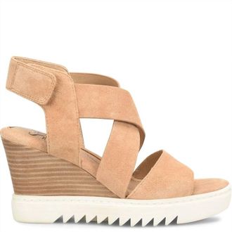 S&ouml;fft Womens Uxley Platform Sandal In Desert