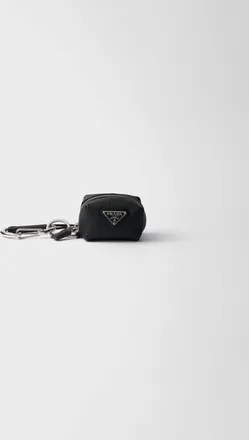 Prada Leather keychain charm