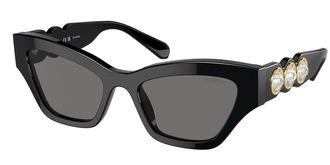 Swarovski SK6021 Polarized 100181 Womens Sunglasses Black Size 53