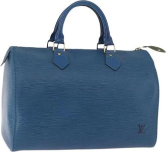 Louis Vuitton Pre-owned Handbags, female, Blue, Size: ONE SIZE Pre-owned Hand Bag