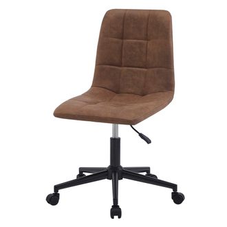 Nordlys Silla de escritorio en tejido marron