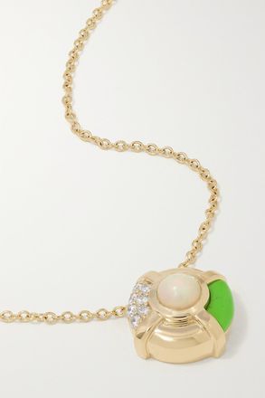 Mason and Books Collana In Oro 14 Carati Con Pietre A Touch Of Sugar