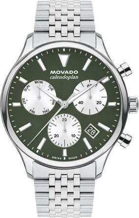 Movado Heritage Series Calendoplan Chronograph Quartz Mens Watch 3650166