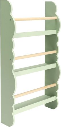 Woltu Kids Librer&iacute;a Infantil Pared Estanter&iacute;a Frontal De Madera Organizador Peque&ntilde;o De Libros Verde - Woltu