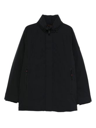 Peuterey zip-fastening high-neck coat - Black
