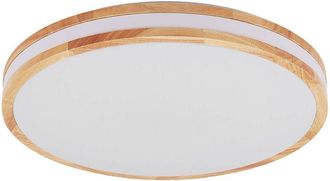 Lindby Lámpara de techo Emiva en Marrón Madera - Lindby