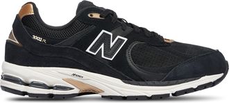 New Balance 2002R Sneakers in Black/Gold Men Low-Top