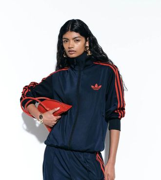 adidas Originals Firebird giacca da tuta blu navy e rossa - in esclusiva per ASOS