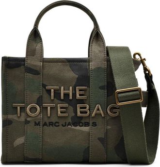 Marc Jacobs The Small Camo Jacquard Tote bag - women - Cotton/Polyethylene Terephthalate (PET)/Polyurethane/Cotton - One Size - Green