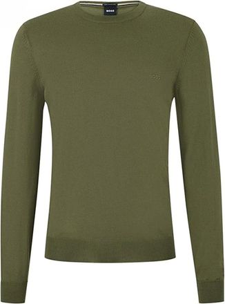 HUGO BOSS Versatile Crew Neck Wool Jumper