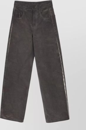 Uma Wang denim wide-leg trousers
