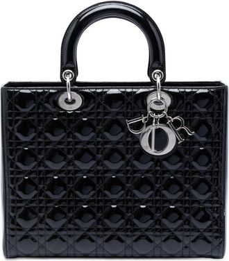 Dior Pre-owned Dior Large Patent Cannage Lady Dior Ladies D1Z9JISDJCYCFVQE