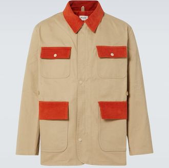 Bode Giacca in twill di cotone con velluto a coste