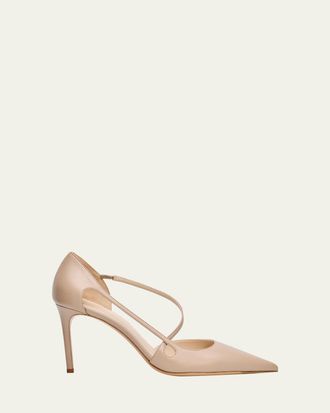Alexandre Birman 85mm Renee Leather dOrsay Pumps