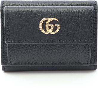 Gucci Black Leather Wallet (Tri-Fold) (Pre-Owned)