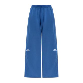 Balenciaga Broeken, Heren, Blauw, XL, Katoen, 3B Sports Icon Trainingsbroeken