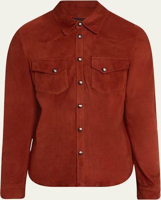 Savas Mens Lowry Leather Shirt Jacket