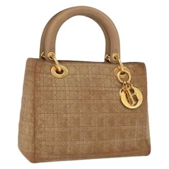 Dior Pre-owned Handbags, female, Brown, Size: ONE SIZE Pre-owned Vintage Hand Bag