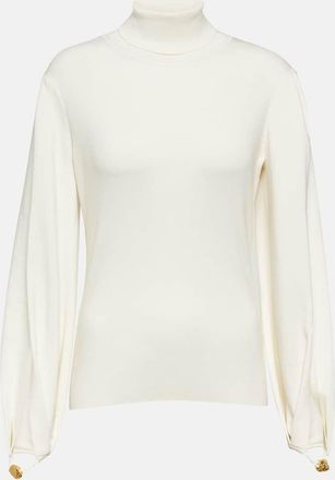 Chlo&eacute; Wool-blend turtleneck sweater