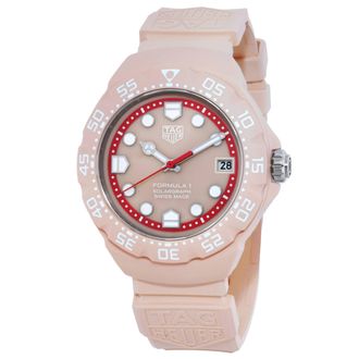 Tag Heuer Limited Edition Formula 1 Solargraph Pink Dial Watch WBY1165.FT8115