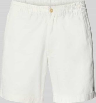 Polo Ralph Lauren Shorts mit Label-Stitching und elastischem Bund in Sand, Gr&ouml;&szlig;e XL