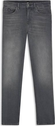 HUGO BOSS Delaware Slim-Fit Jeans In Grey Stretch Denim, Size 32W-32L