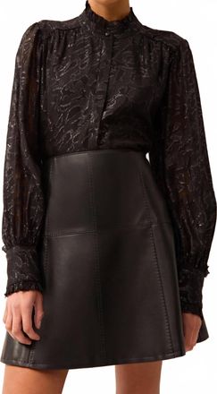 Marie Oliver Montana Blouse In Black
