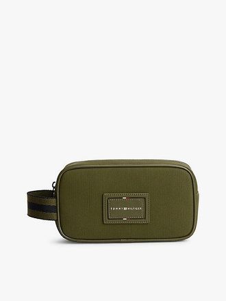 Tommy Hilfiger Textile Logo Patch Washbag
