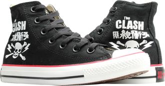 Converse Chuck Taylor All Star The Clash 2 Black/Red Hi Sneakers 114001