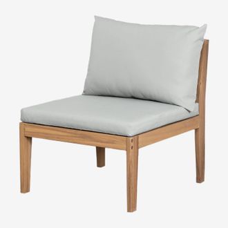 Sklum Sklum - M&oacute;dulo Central Para Sof&aacute; Modular De Jard&iacute;n En Madera De Acacia Filips