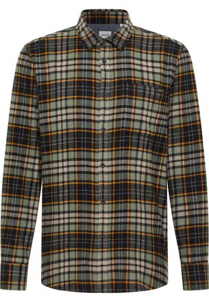 Mustang Langarmhemd MUSTANG Herren Style Eastbridge, Herren, Gr. S, US-Gr&ouml;ssen, bunt 12782, Web, 100% Baumwolle, kariert, regular fit, Hemden Langarmhemd