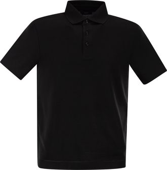 Herno Poloshirt aus Baumwolljersey