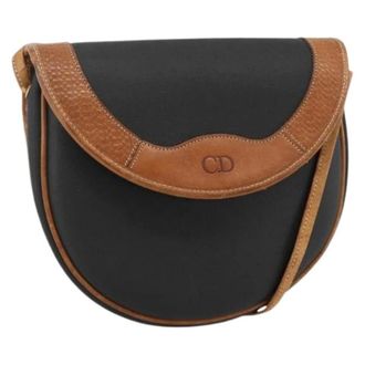 Dior Pre-owned Cross Body Bags, female, Black, Size: ONE SIZE Pre-owned Vintage Shoulder Bag