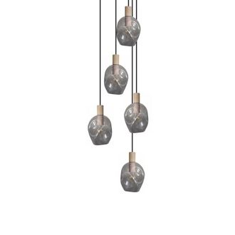 Tosel Ara&ntilde;a madera Alt.100cm natural ;Pantalla: azul