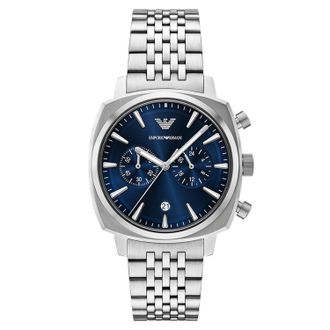 Emporio Armani Carlo Heren Zilveren Horloge AR11688