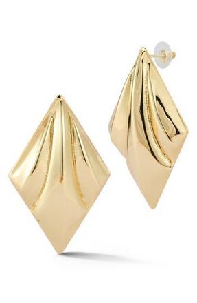 Sphera Milano Geometric Drop Earrings in Gold at Nordstrom Rack