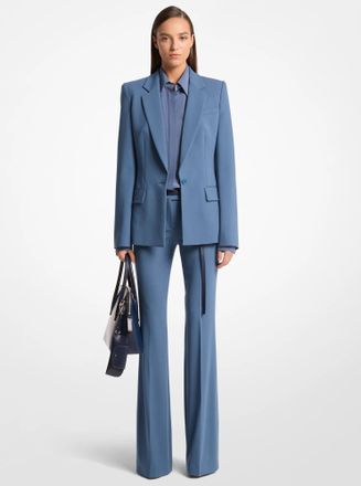 Michael Kors Tyler Stretch Wool Crepe Blazer