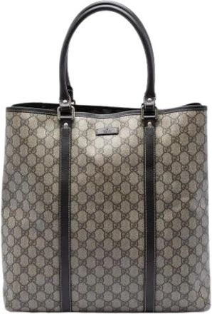 Gucci Pre-owned Tote Bags, female, Beige, Size: ONE SIZE Pre-owned Vintage Tote
