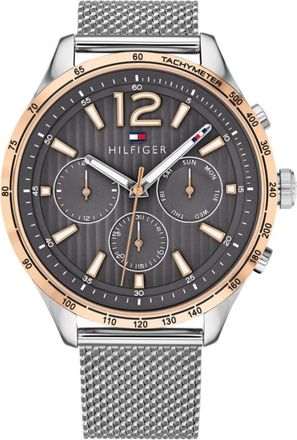 Tommy Hilfiger Herenhorloge Gavino Zilver 1791466 - Heren - Horloges - Grijs - ONE Size - Accessoires
