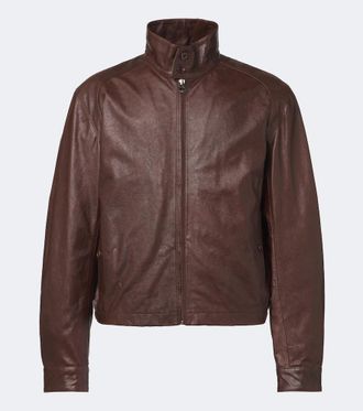 Christophe Lemaire Harrington leather jacket