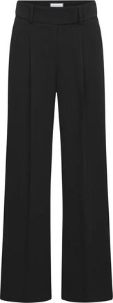 Seductive Hoge Taille Wijde Pijpen Broek - Dames - Wijde Broeken - Zwart - XS - Polyester - Broeken