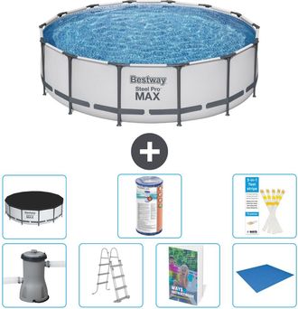 Bestway Piscina Bestway Steel Pro Max Redonda - 427x122 Cm - 8-piezas S594