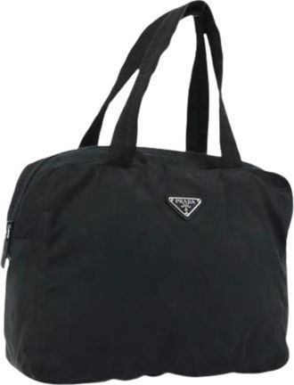 Prada Pre-owned Handbags, female, Black, Size: ONE SIZE Pre-owned Vintage Hand Bag