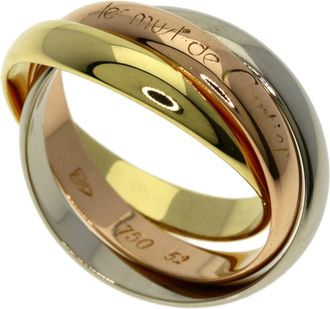 Cartier Trinity Yellow Gold (18K) Pink Gold (18K) White Gold (18K) Band Ring (Pre-Owned)